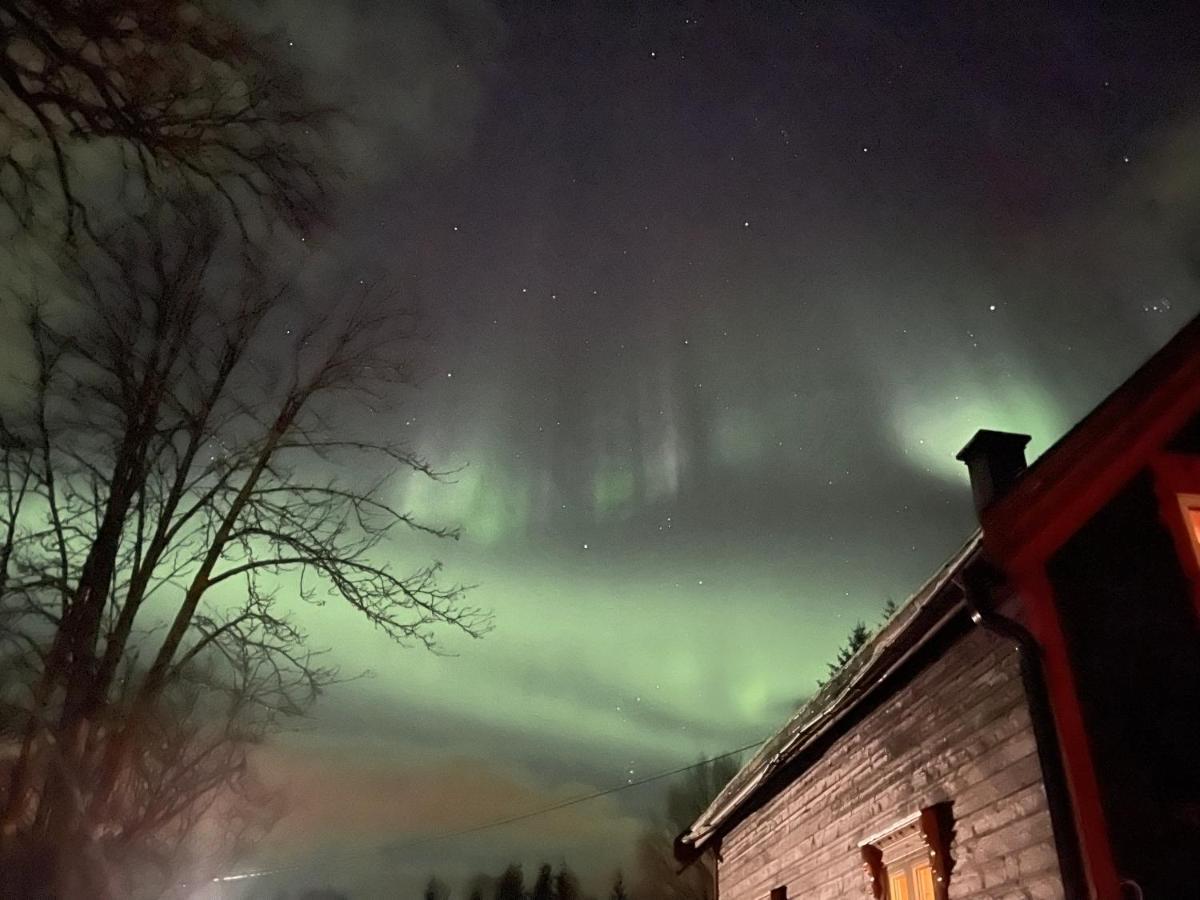 Villa 100 Years Old Norwegian Log House In Tromsø Exterior foto